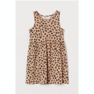 H&M Ladybug Sleeveless Animal Print Patterned Jersey Dress